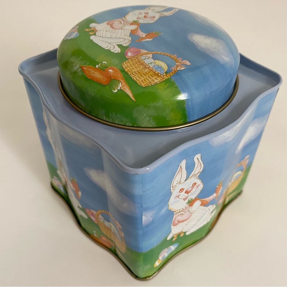 Easter Tin and Eden 6” Plush Peter Rabbit Baby Rattle - Picture 9 of 13
